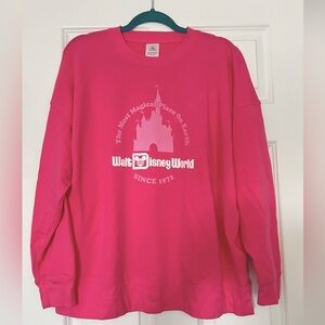 Official Disney Parks PINK pullover top size XL